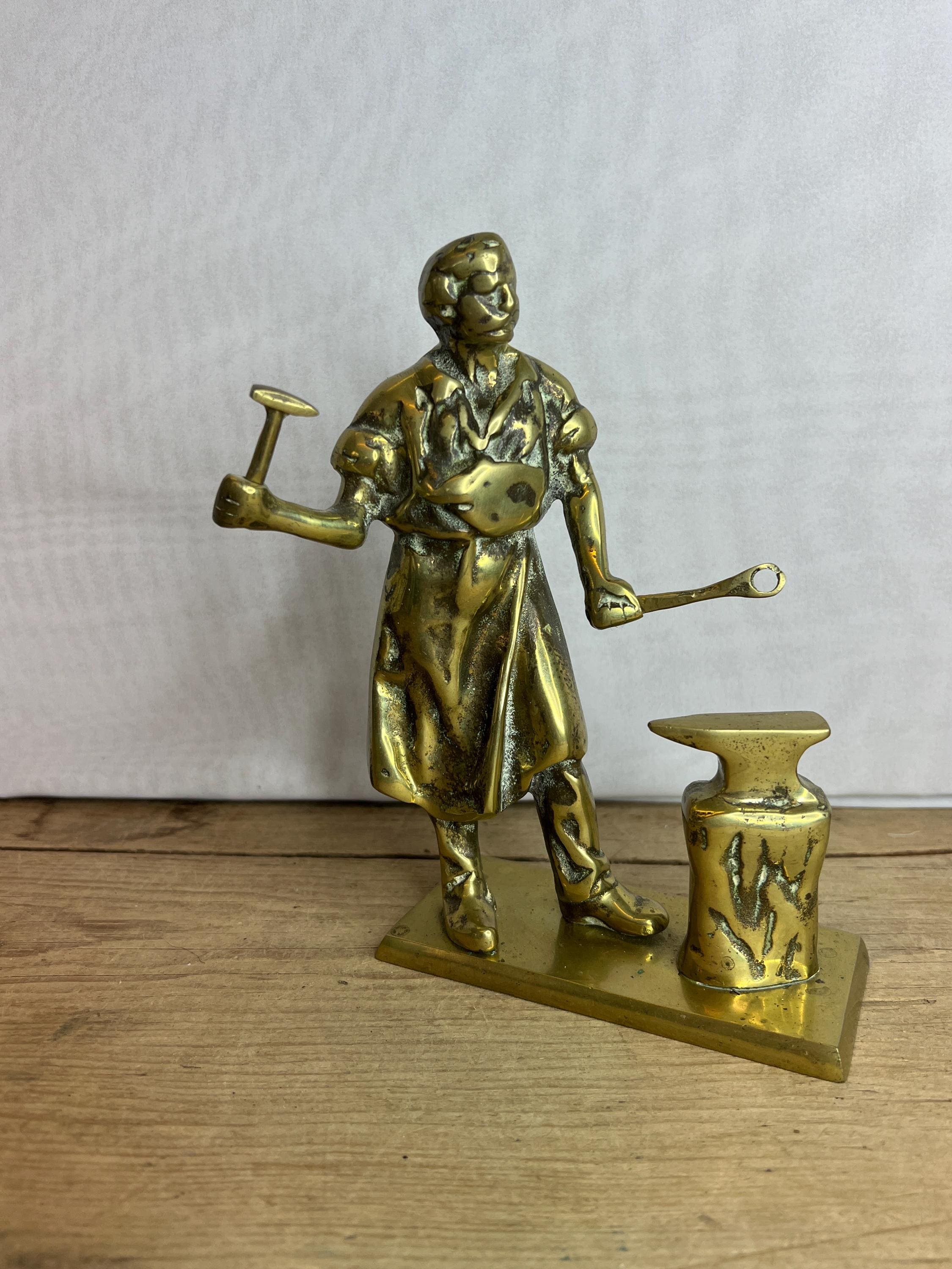 US brass Anvil　真鍮オブジェ US brass Anvil 真鍮オブジェ Brass Anvil Ornament - Etsy