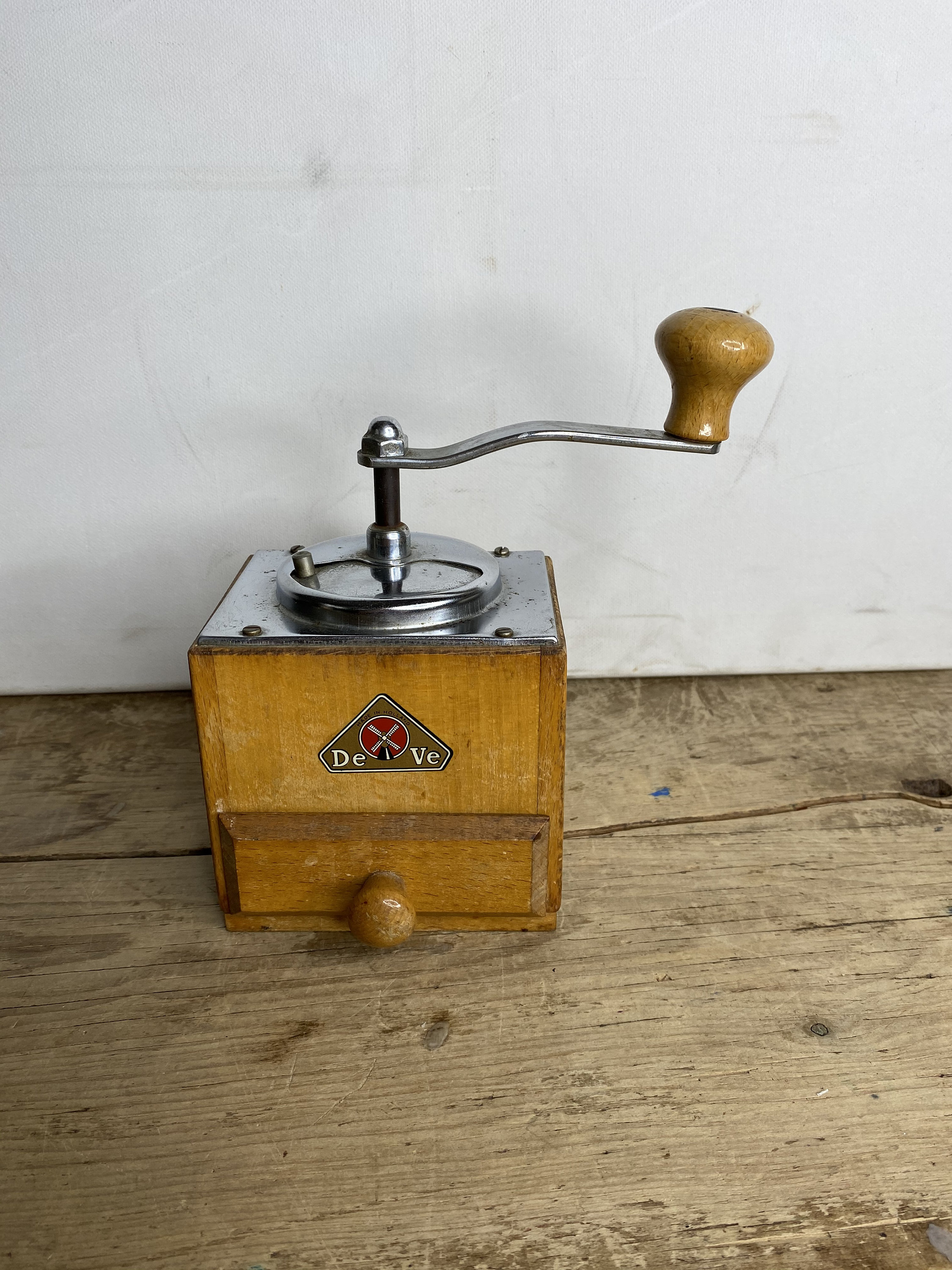 Rare Vintage DeVe Coffee Grinder Made in Holland Mill Etsy