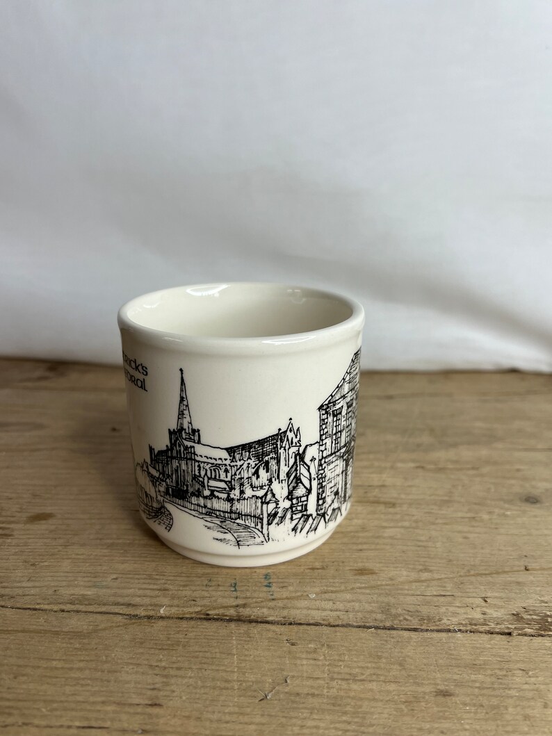 Vintage St Patricks Cathedral Dublin 1991 European City of Culture Mug