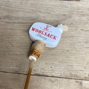 Vintage Woolsack Sherry, Wine Or Spirits Bottle Pourer / Stopper.
