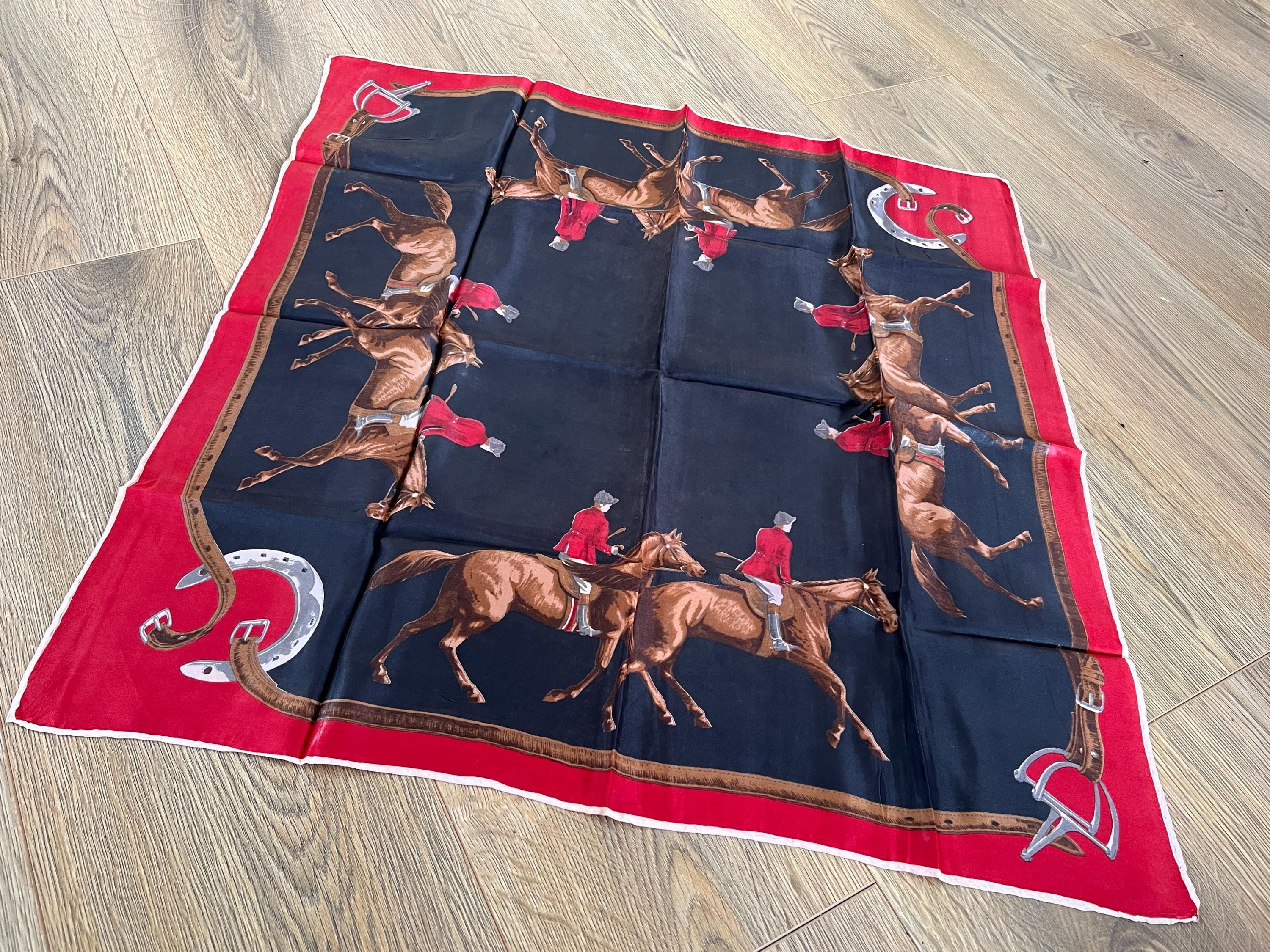 Vintage Horse Scarf - Etsy