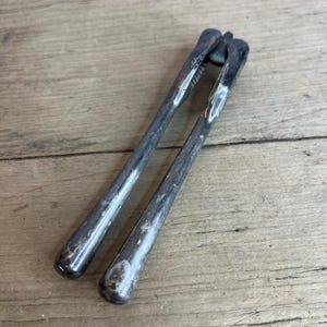 Vintage Silver Tone Metal Small Nut Cracker  - Metal-Metalworking, Collectable. In Reasonable Condition - some tarnish