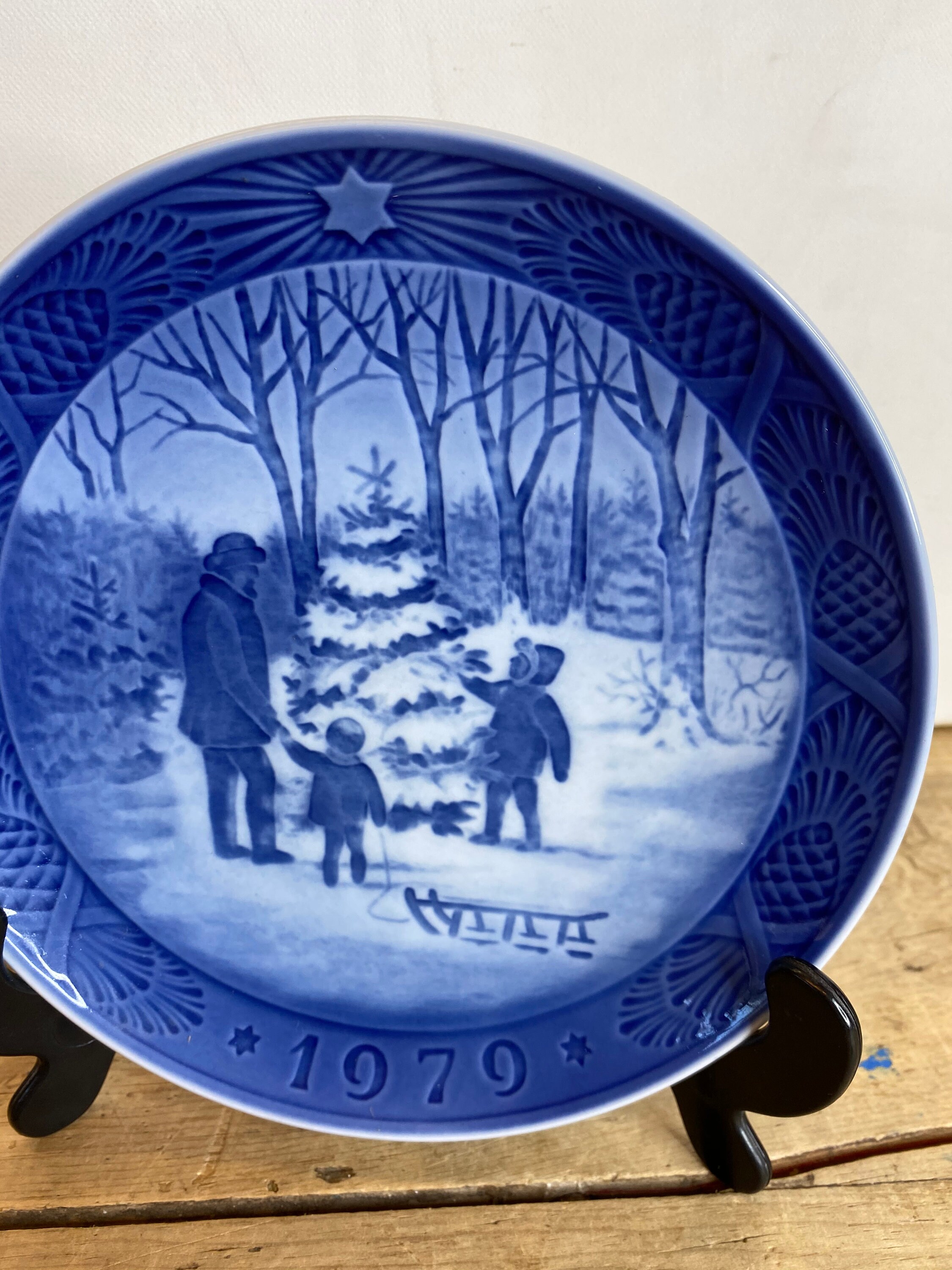 1979年クリスマスプレート ヴィンテージ ロイヤルコペンハーゲン クリスマスプレート 1979