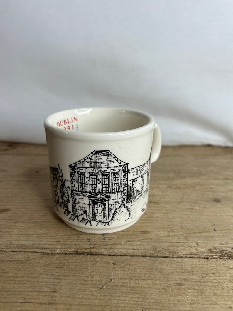 Vintage St Patricks Cathedral Dublin 1991 European City of Culture Mug