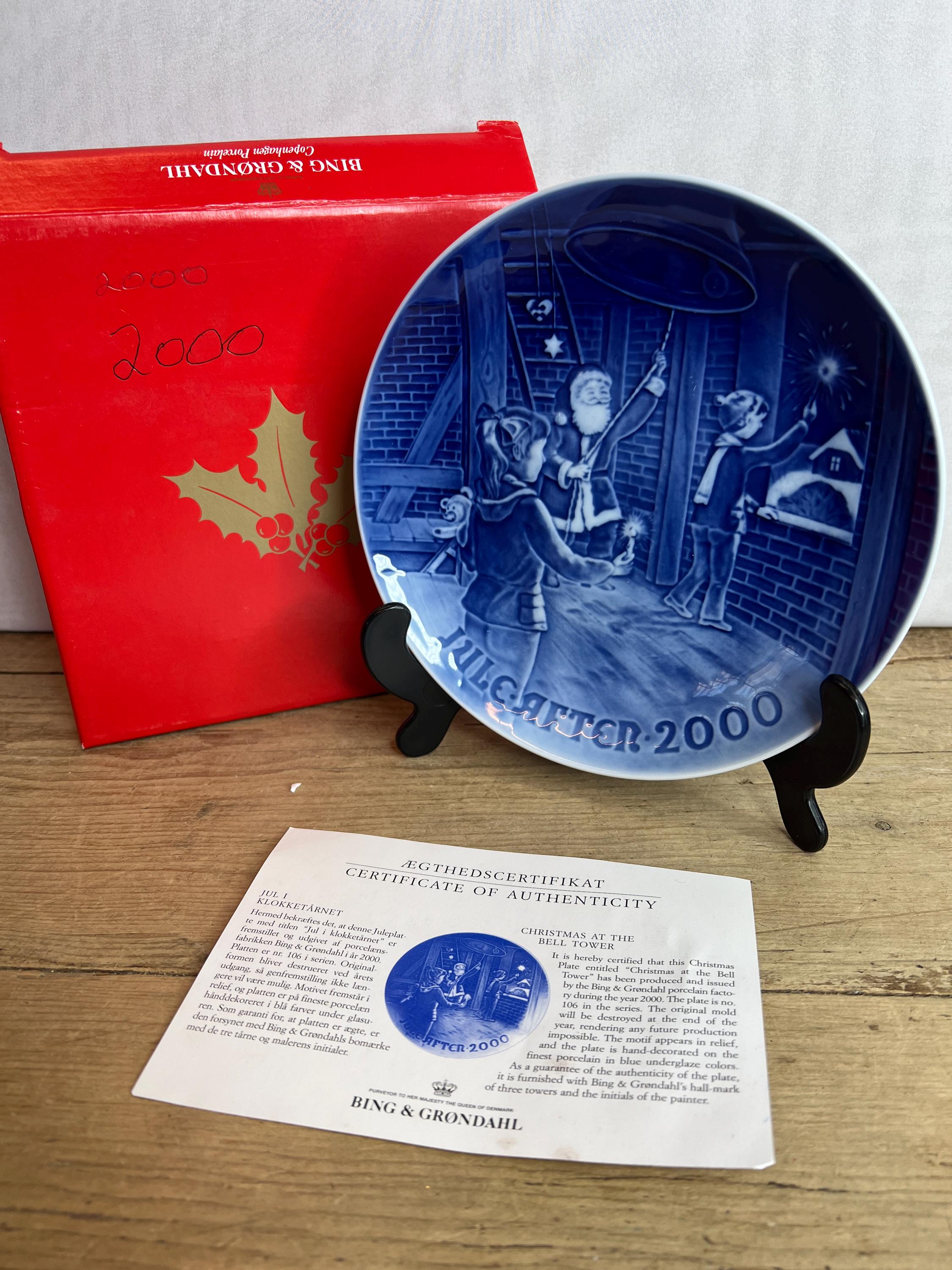 Royal Copenhagen 2000 Christmas Plates - Etsy Singapore