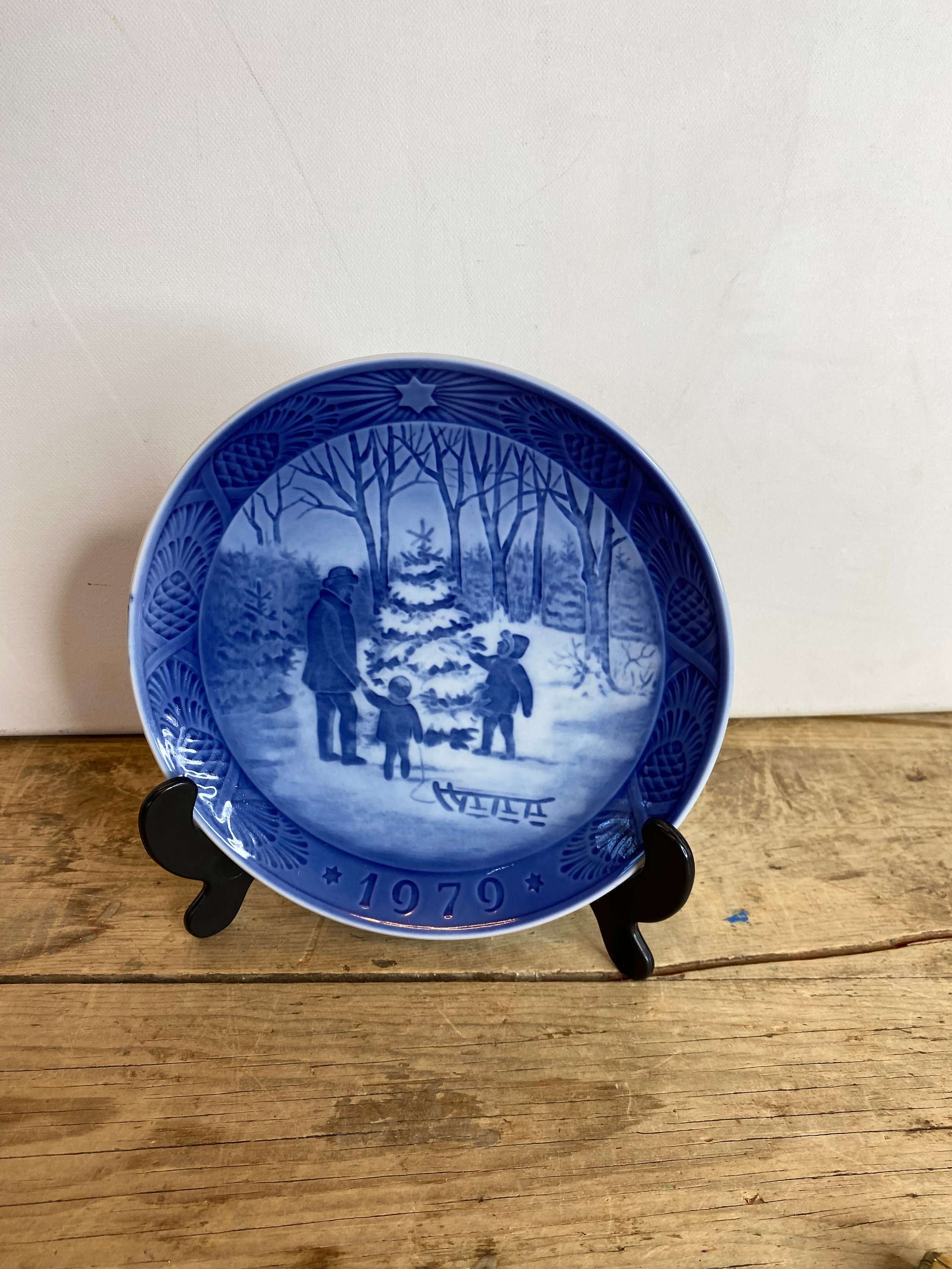 1979年クリスマスプレート ヴィンテージ ロイヤルコペンハーゲン クリスマスプレート 1979