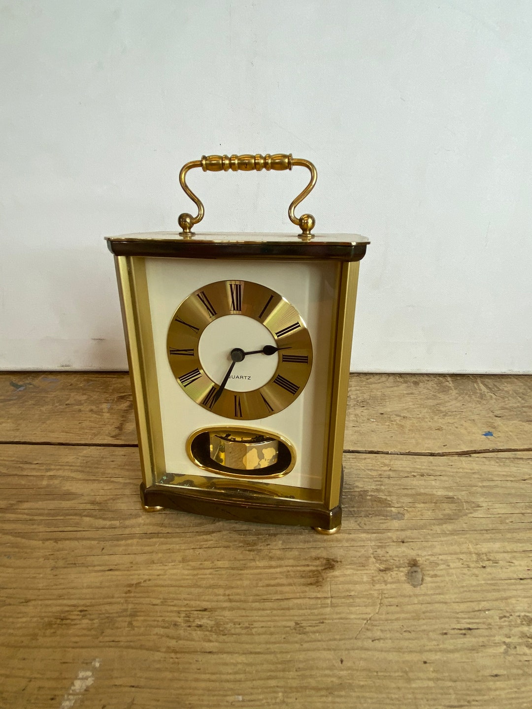 Vintage Quartz Carriage Clock by St Michael. Retro Timepiece Etsy