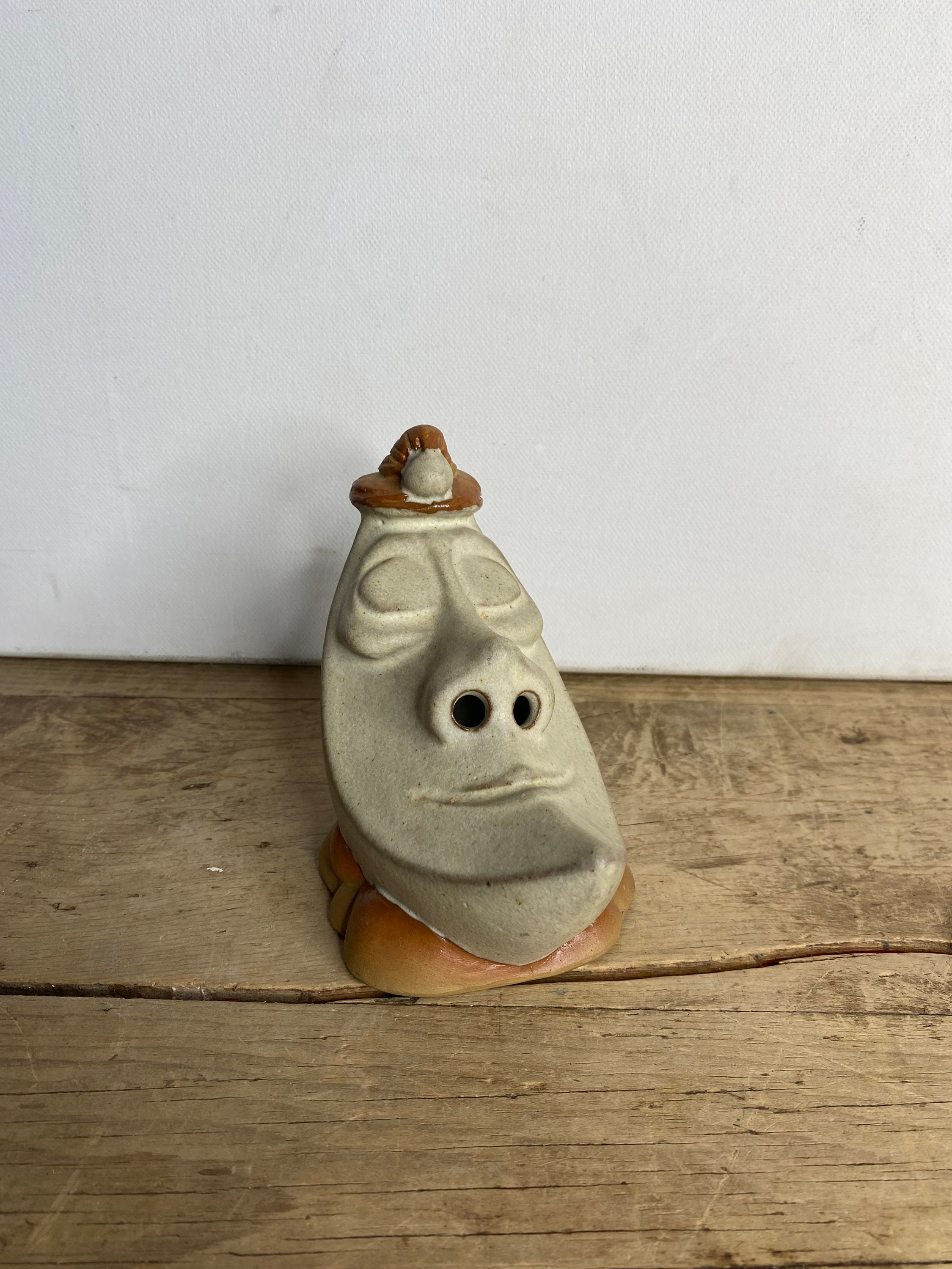 Vintage Shelf Pottery Halifax Stoneware Crescent Moon Money Etsy