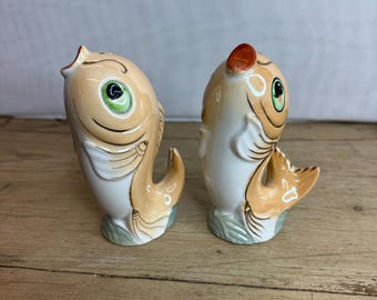 Vintage viszout- en peperpottenset, in goede staat