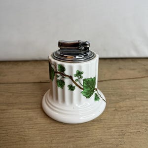 Vintage CALIBRI Table Lighter Column 1970s Pottery designed by Lord Queensbury Crown Staffordshire. In Good Condition