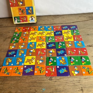 Vintage Boxed Childrens Disney Domino / Picture Dominoes