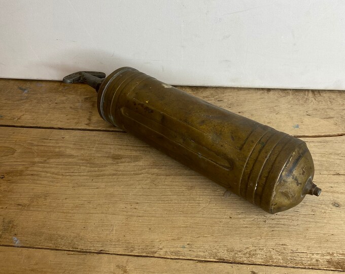 Vintage Pyrene Brass Fire Extinguisher. Classic Car Tool. Etsy