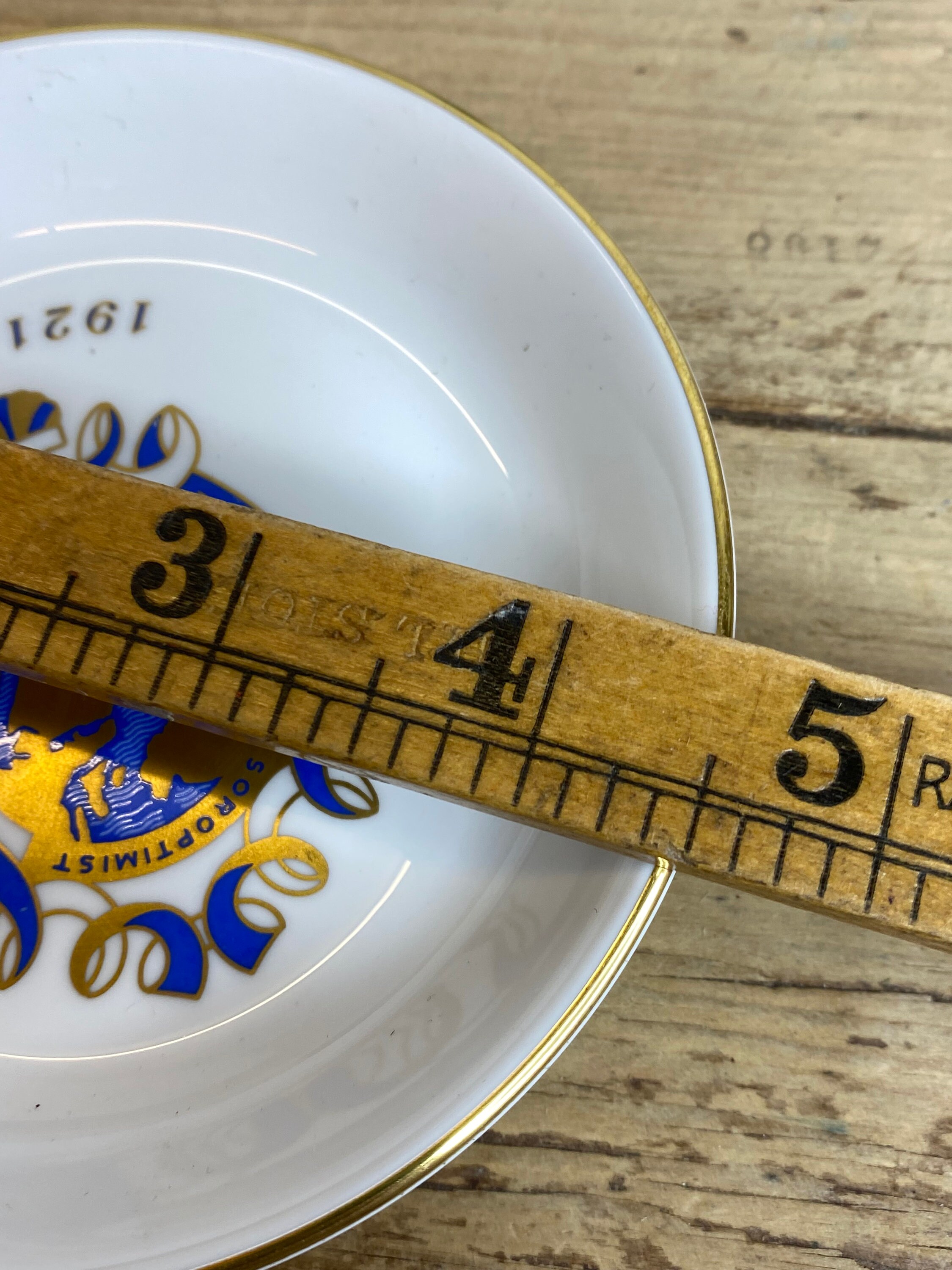 Vintage Royal Worcester Soroptomist 60th Anniversary Small Plate