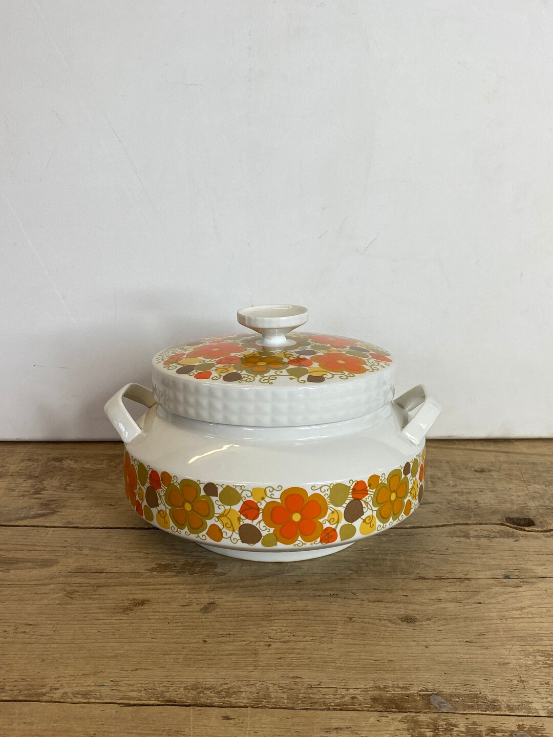 Vintage Large Round Lidded Tureen the Young Range by Pontesa Etsy