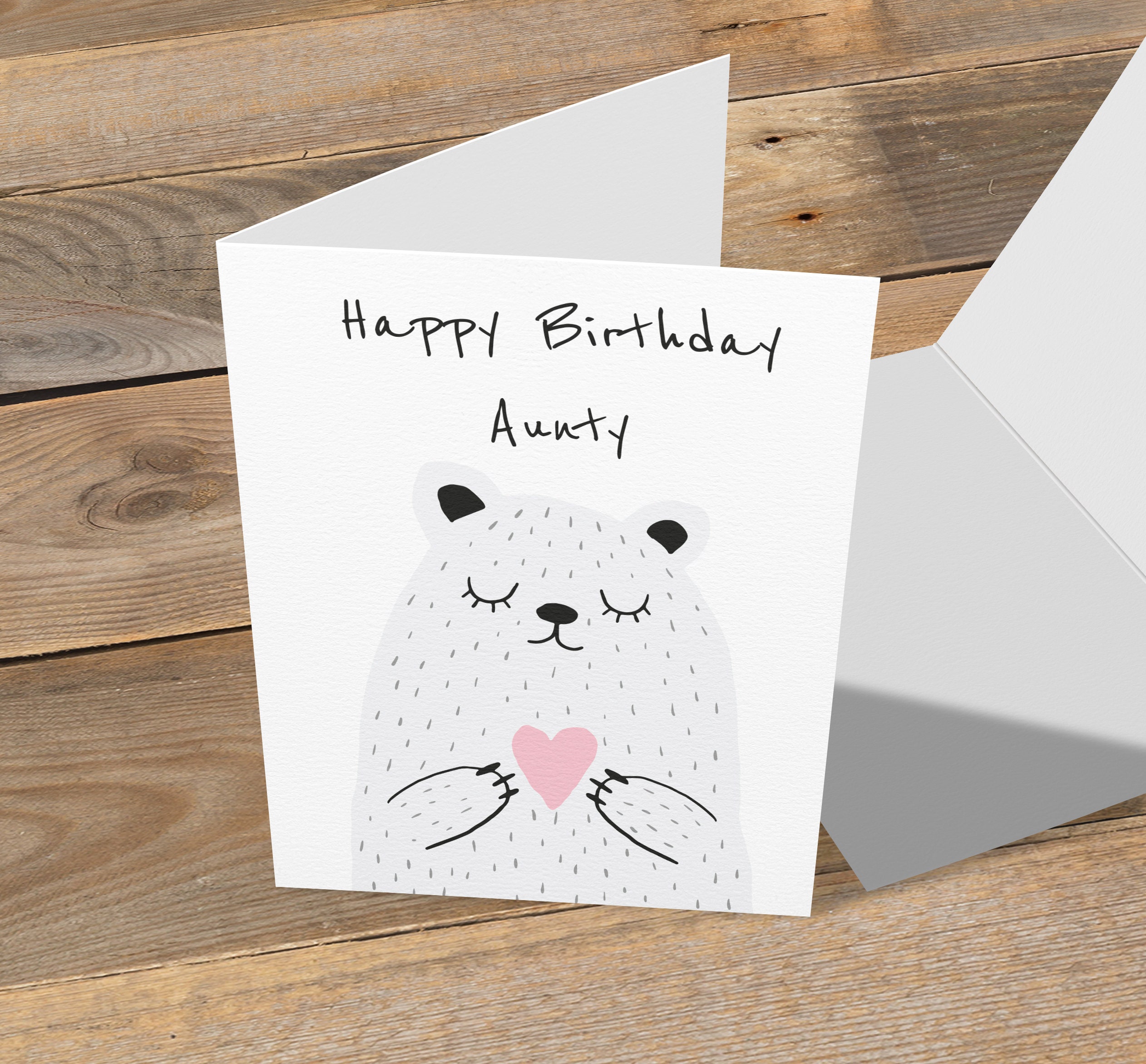 Cartes De Voeux Papeterie Maison Tante Joyeux Anniversaire Carte De Vœux Mignon Grande Carte Fetes Occasions Speciales