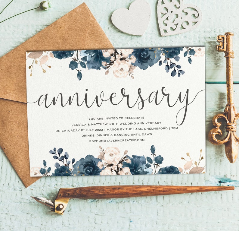 Vow Renewal Vows Anniversary Invites Anniversary Invitation Card Wild Anniversary Invitations Celebration Anniversary Announcement
