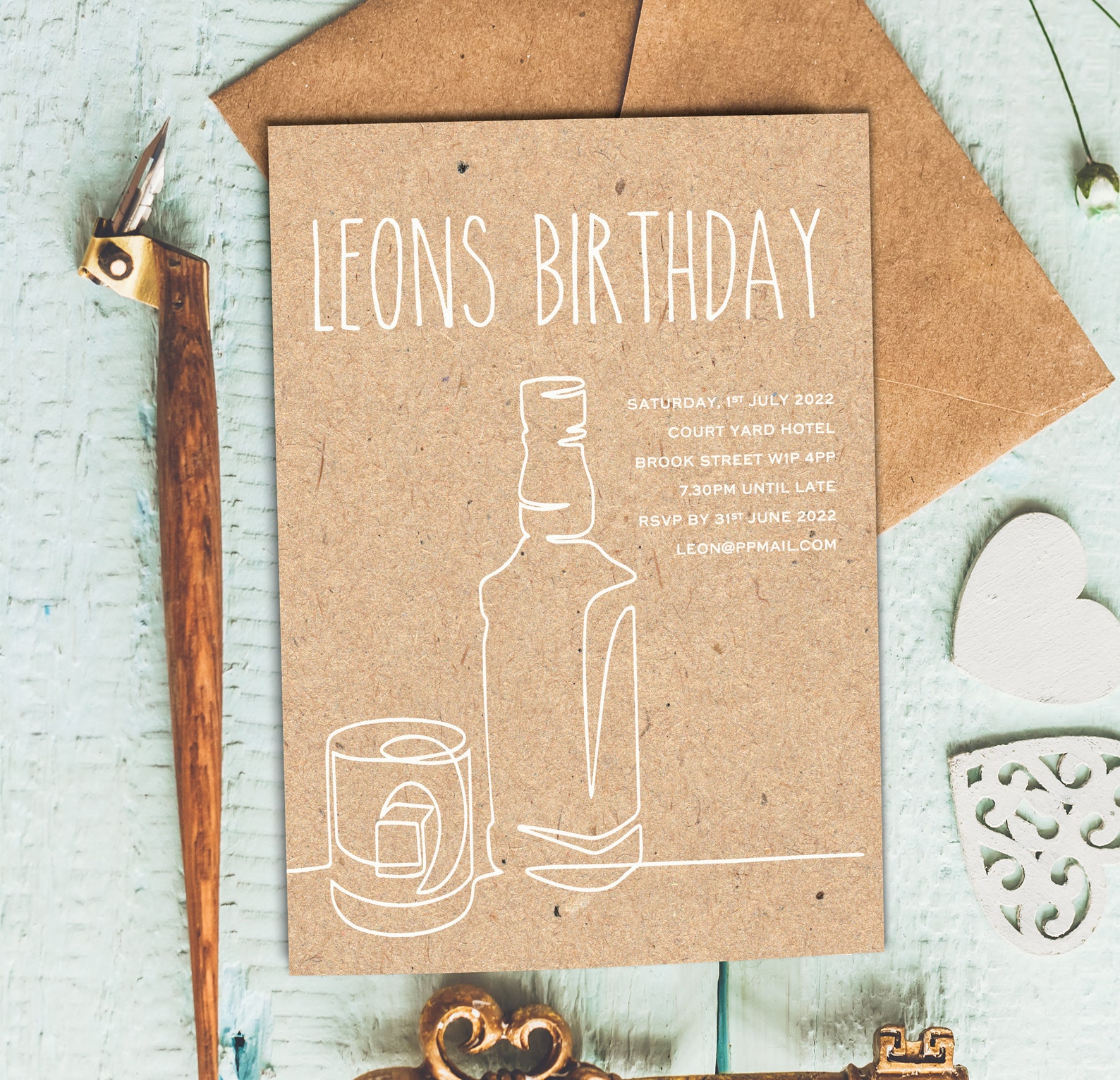 Male Mens Birthday Invitations Birthday Invites For Man Etsy