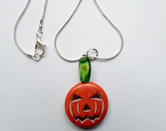 Halloween Pendant Necklace, Halloween Jewelry, Halloween Costume Jewelry