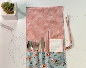 Eco-Friendly Fabric Utensil Wrap