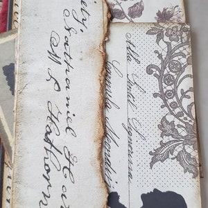 Cameo Recycled Hard Cover Journal: 72 Page Ephemera Book image 8