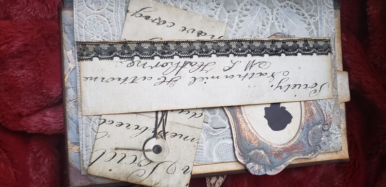 Cameo Recycled Hard Cover Journal: 72 Page Ephemera Book image 7