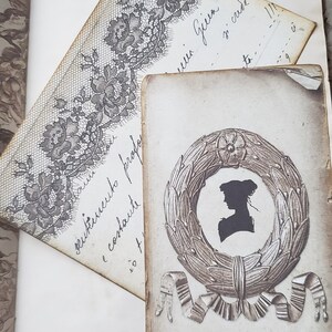 Cameo Recycled Hard Cover Journal: 72 Page Ephemera Book image 2