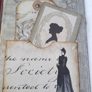 Cameo Recycled Hard Cover Journal: 72 Page Ephemera Book image 4