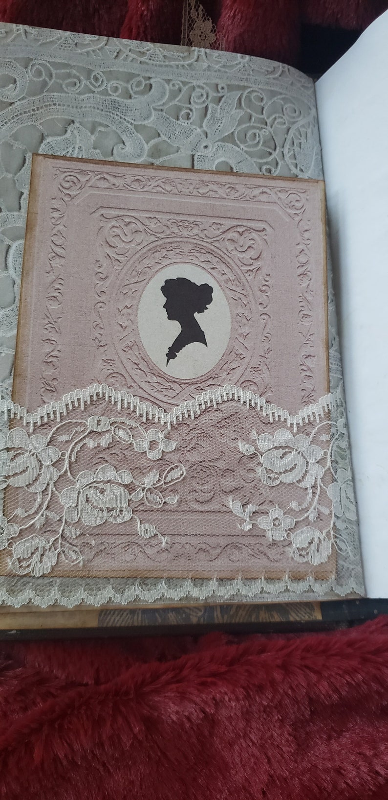 Cameo Recycled Hard Cover Journal: 72 Page Ephemera Book image 3