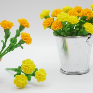 Miniatyr lerblomma, dockhusdekoration 1:12