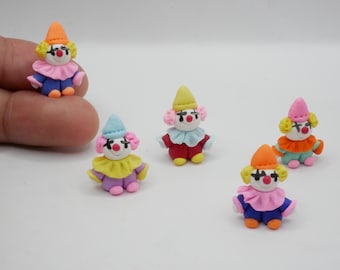 粘土フィギュア　ハンドメイド　ピエロ　人形 Amazon | predolo 手作り磁器ピエロ人形ピエロアクションフィギュア