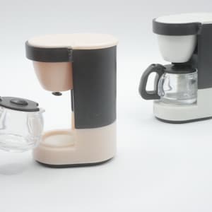 Miniature Coffee Machine Model Dollhouse Kitchen Cooking Mini Coffee Doll 1/12