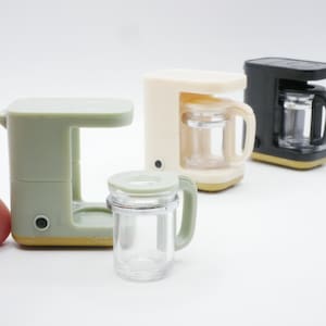 Miniature Coffee Maker Model Dollhouse Kitchen Cooking Mini Coffee Doll 1/12
