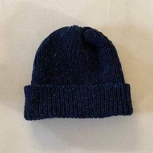 Irish Donegal wool beanie