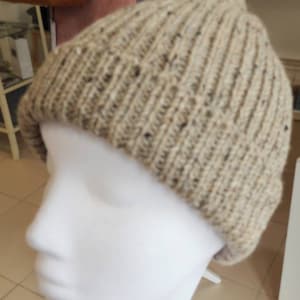 Irish Donegal wool beanie