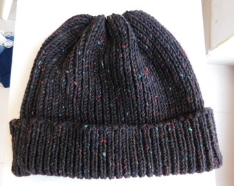 Irish Donegal wool beanie