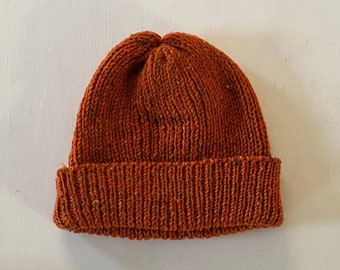 Irish Donegal wool beanie