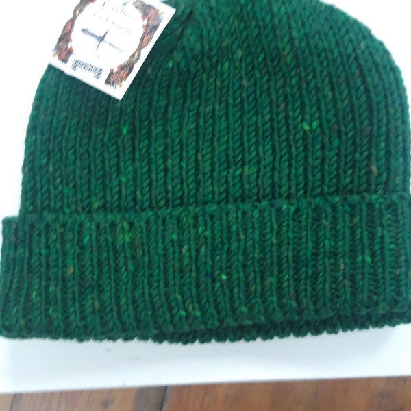 Irish Donegal wool beanie