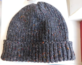 Irish Donegal wool beanie