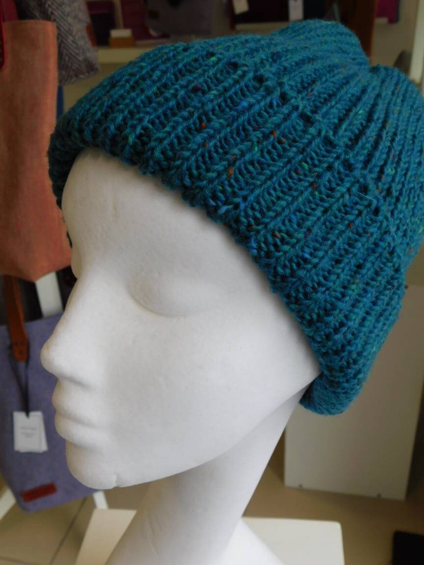 Irish Donegal wool beanie