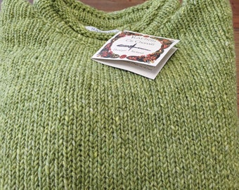 Pull pêcheur irlandais du Donegal 100 % laine tweed du Donegal