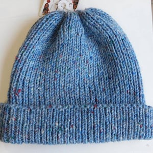 Irish Donegal wool beanie