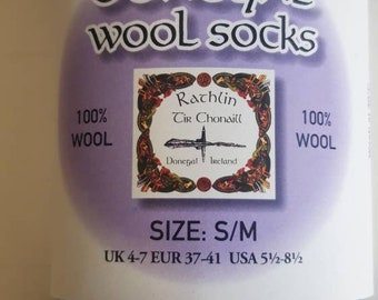 DONEGAL 100% wool socks
