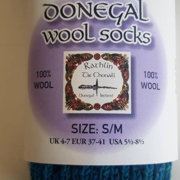 DONEGAL 100% wool socks