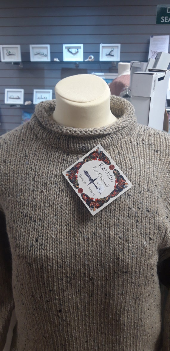 Irish Donegal Fisherman Sweater in 100 