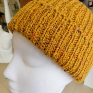 Irish Donegal wool beanie