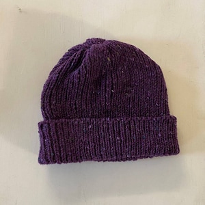 Irish Donegal wool beanie