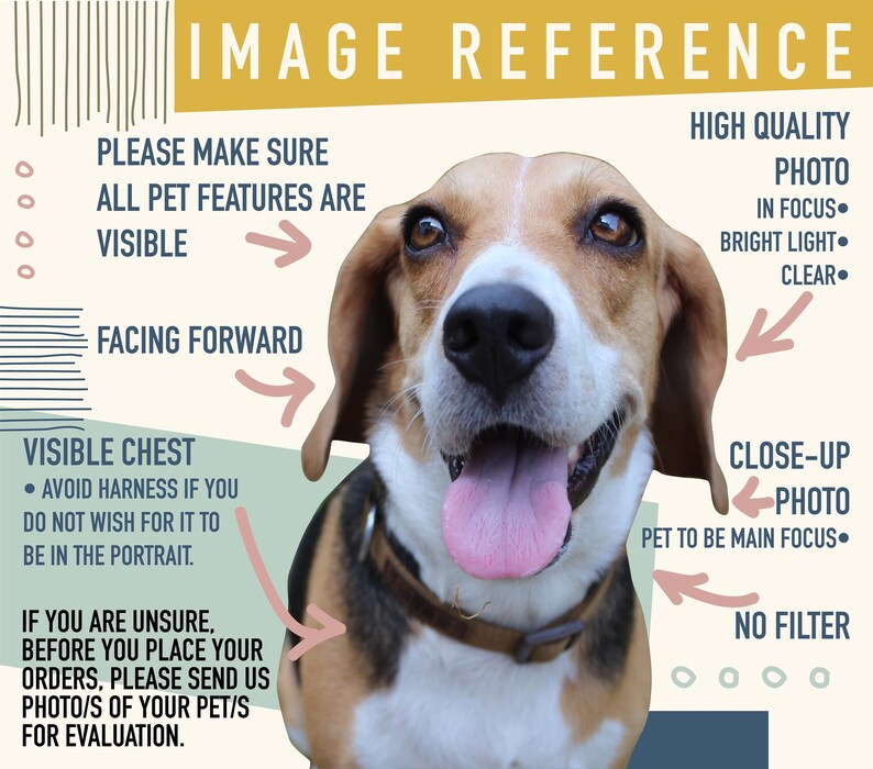 Digital Art Pet Memorial Custom Pet Portrait Custom Digital Pet Portrait Gift Custom Portrait Illustration Commission