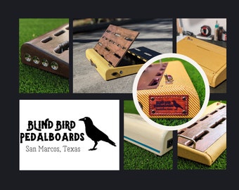 Curved guitar pedalboard. Custom platform for guitar, bass, vocal, instrumental effects pedals. Built to order.