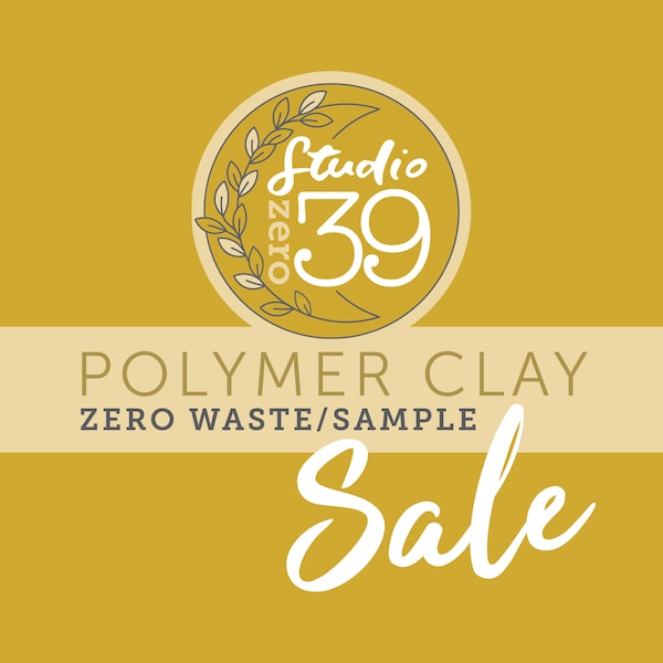 Polymer clay zero waste/sample SALE earrings | last chance to buy Studiozero39 jewellery