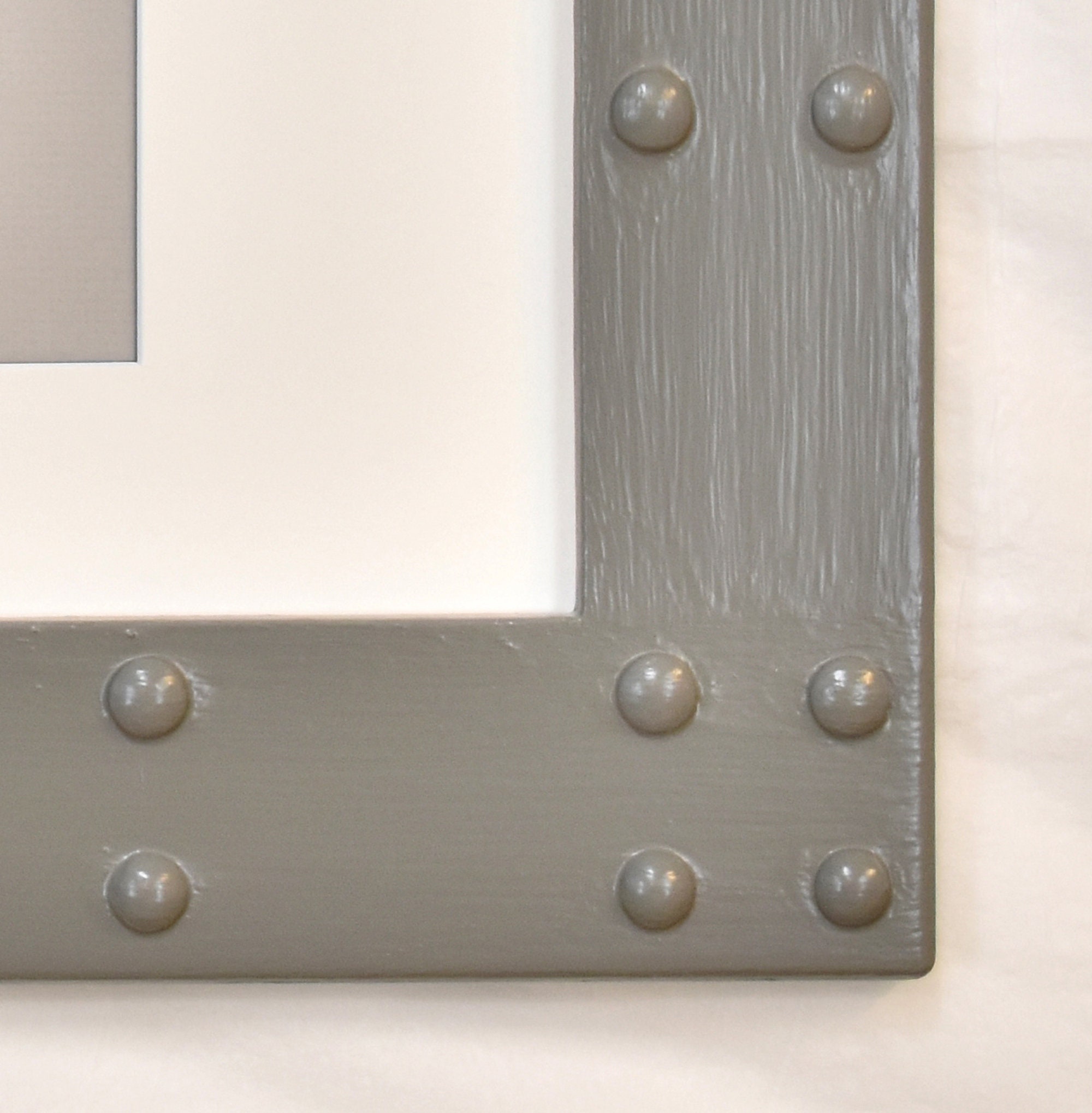 Rivetted Steel faux Picture Frame Etsy